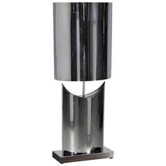 All Polished Chrome Mirror Finish Chrome Table Lamp 12
