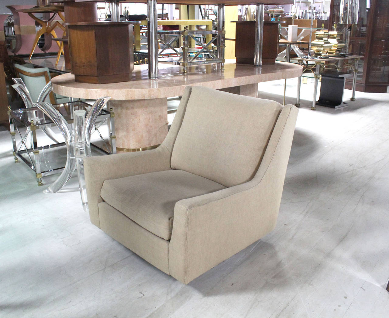Mid-Century Modern Grande chaise longue sur base de cadre en noyer  par Harvey Probber en vente