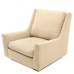 Large Lounge Chair on Walnut Frame Base by Harvey Probber 7