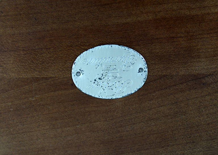 MidCentury Modern Walnut Pedestal Stand by Baker at 1stDibs modern