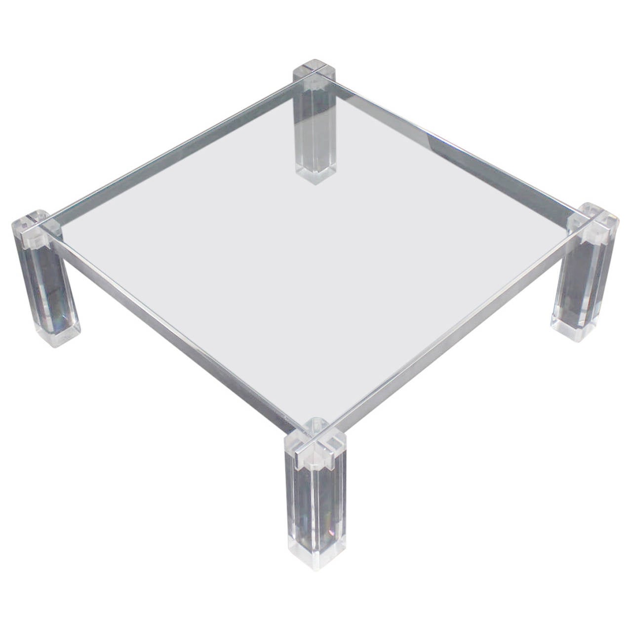Lucite Coffee Table Base - Vintage Mid Century Lucite Base Large Square Coffee Table ... : 4.3 out of 5 stars 4,379.