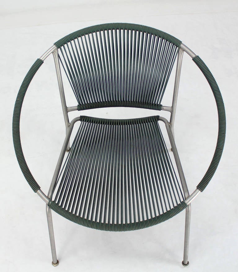 Bent Tube 1960s Design Outdoor Chair by Joseph Cicchelli 1