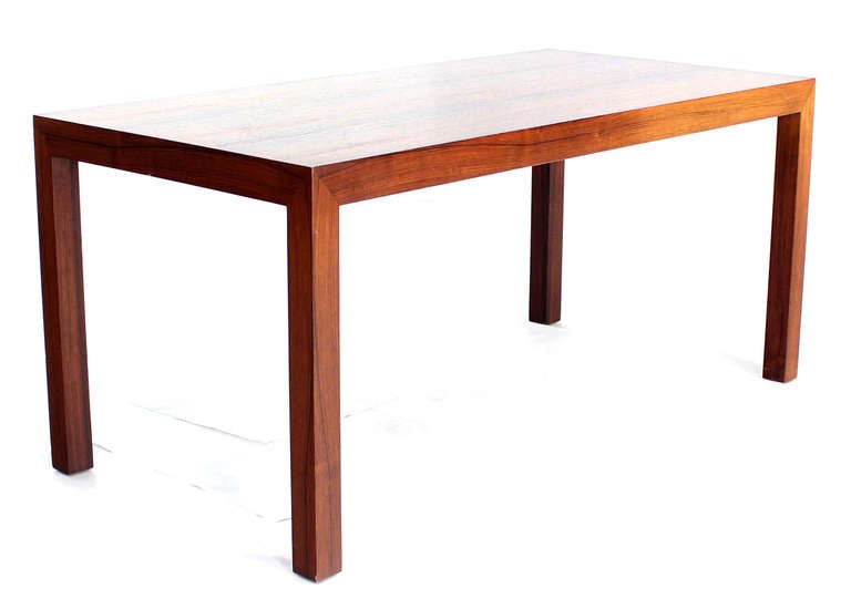 Mid-Century Modern Rosewood Parsons Coffee Table 5