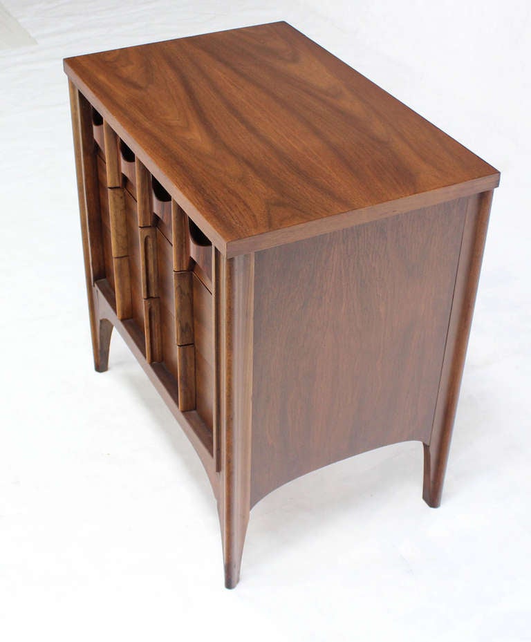 Pair of Mid Century Danish Modern Nightstands or Ends Tables at 1stdibs