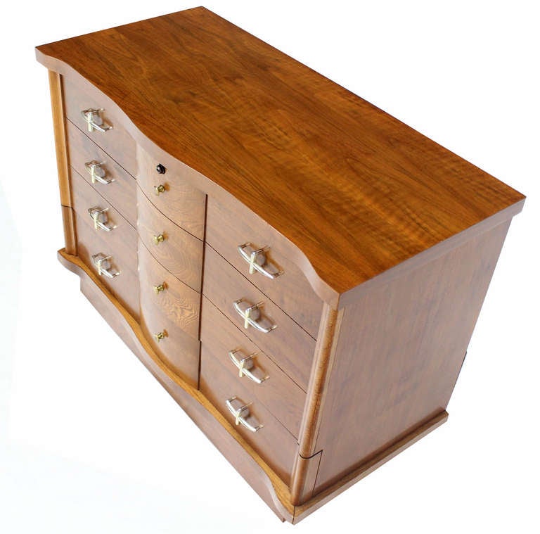 Late 20th Century Mid-Century Modern Cedar Hope Chest with a Drawer