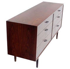 Danish Mid Century Modern Long Dresser Credenza