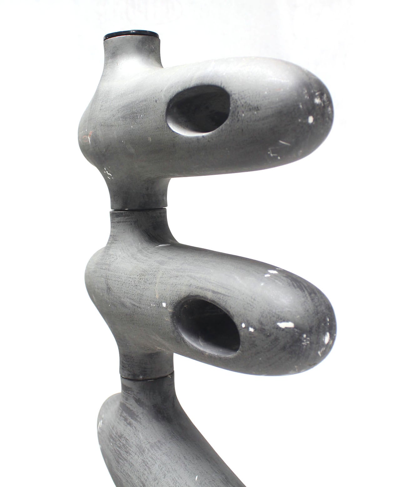 Mid-Century Modern 6 Foot Tall 1960s Revolving Bone Shape Sculpture