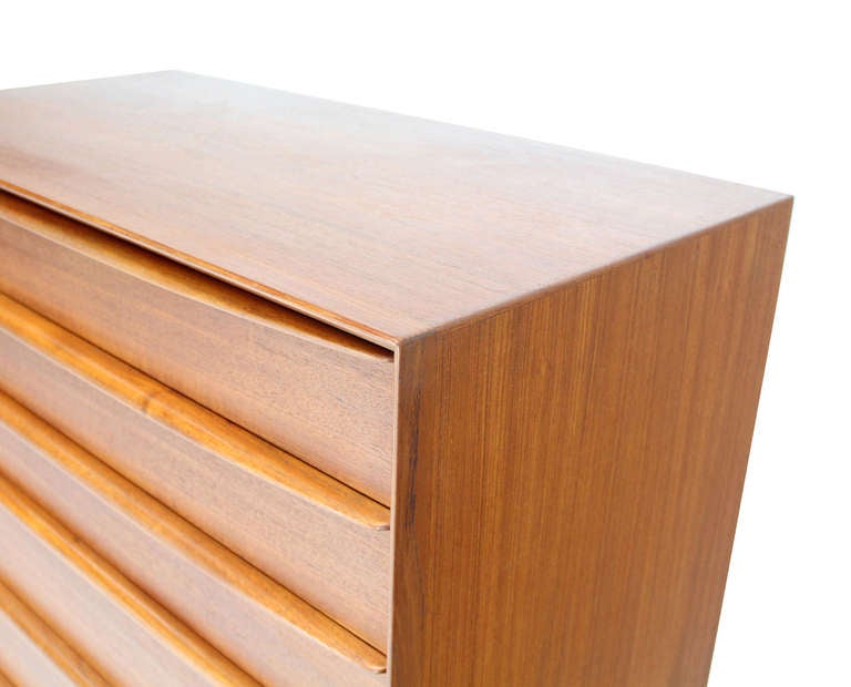 Mid-20th Century Falster Danish Mid-Century Modern High Chest of Drawers in Teak