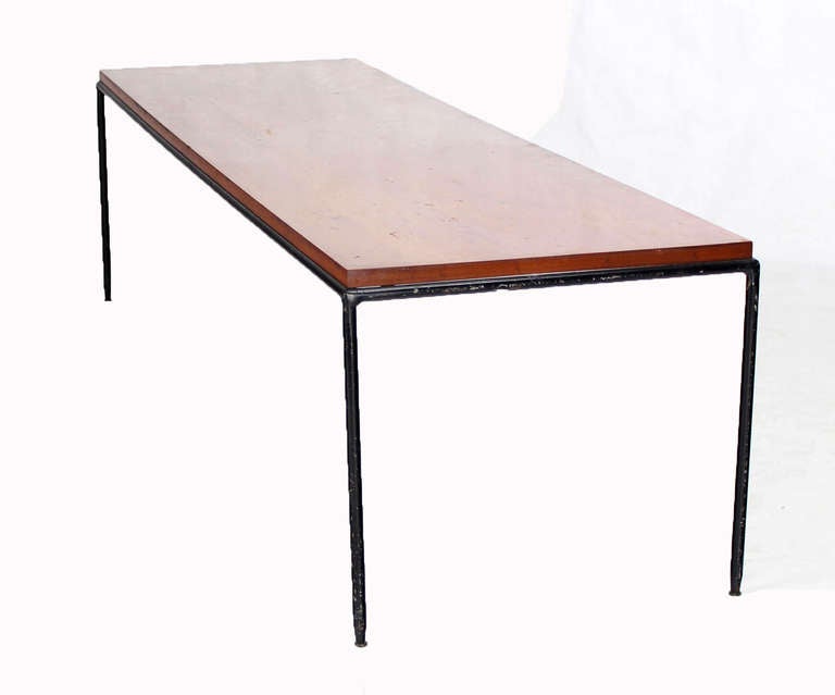 Iron Paul McCobb Mid-Century Modern Long Coffee Table