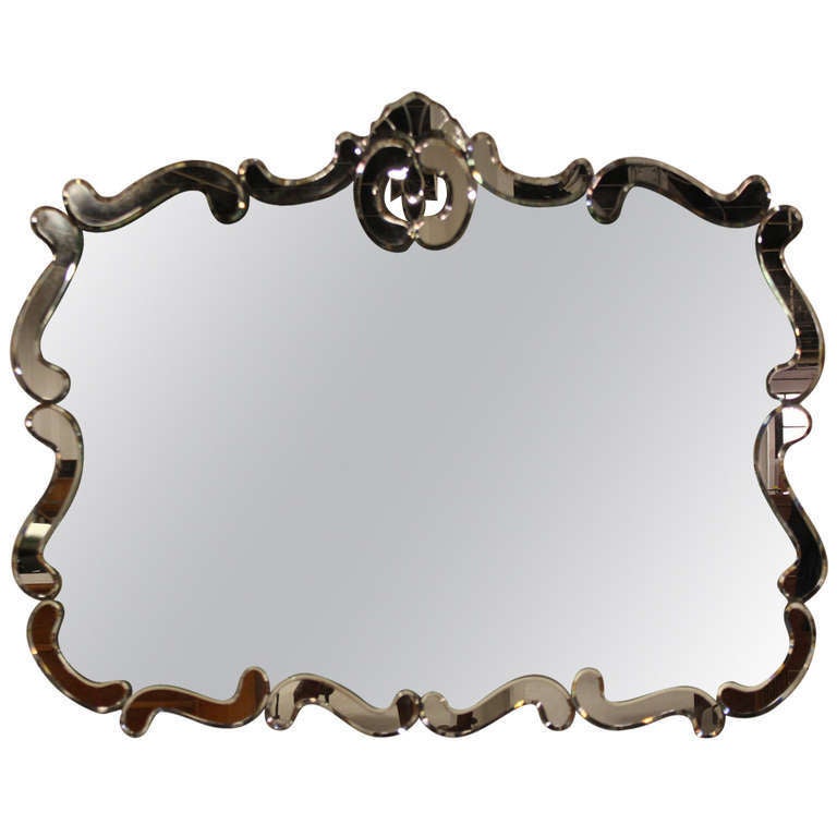 Vintage 20th Century Style Wall Mirror For Sale at 1stDibs
