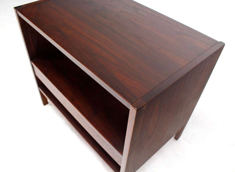 Danish Mid-Century Modern Walnut End Table 2