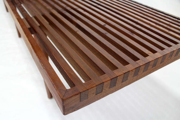 danish modern bench