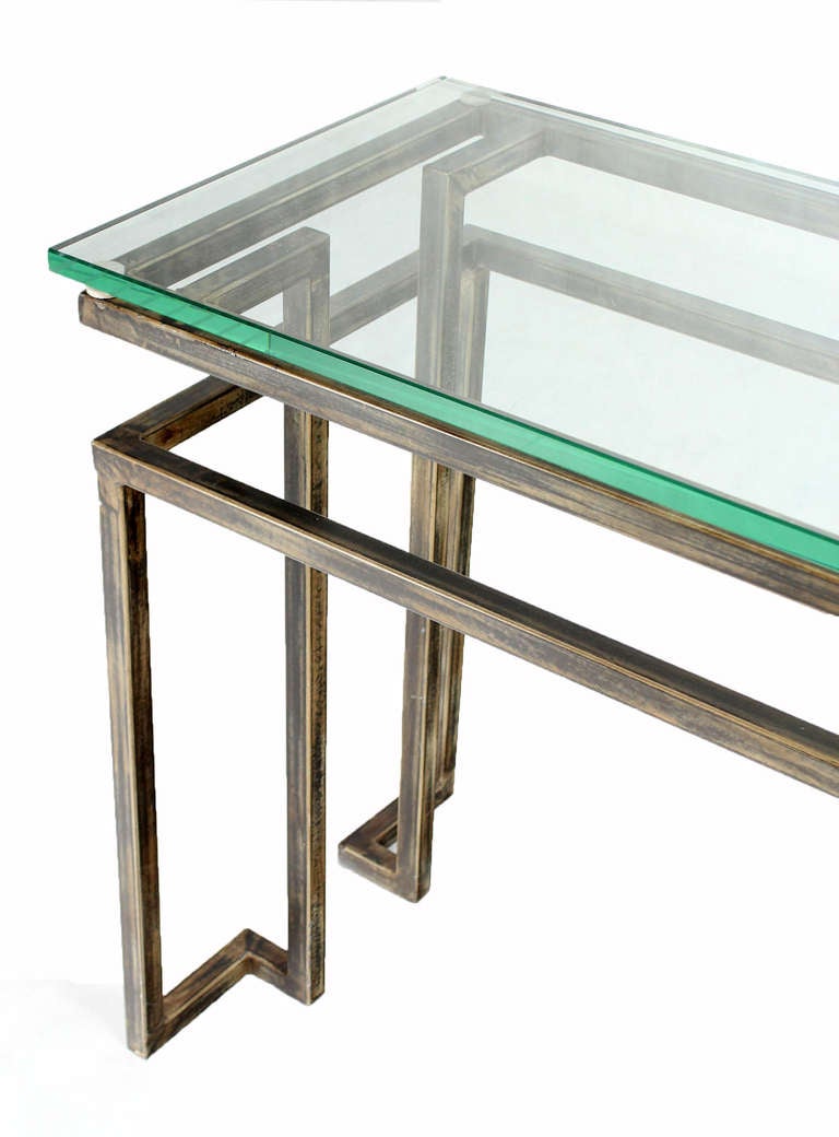 20th Century Long Mid-Century Modern Console Table