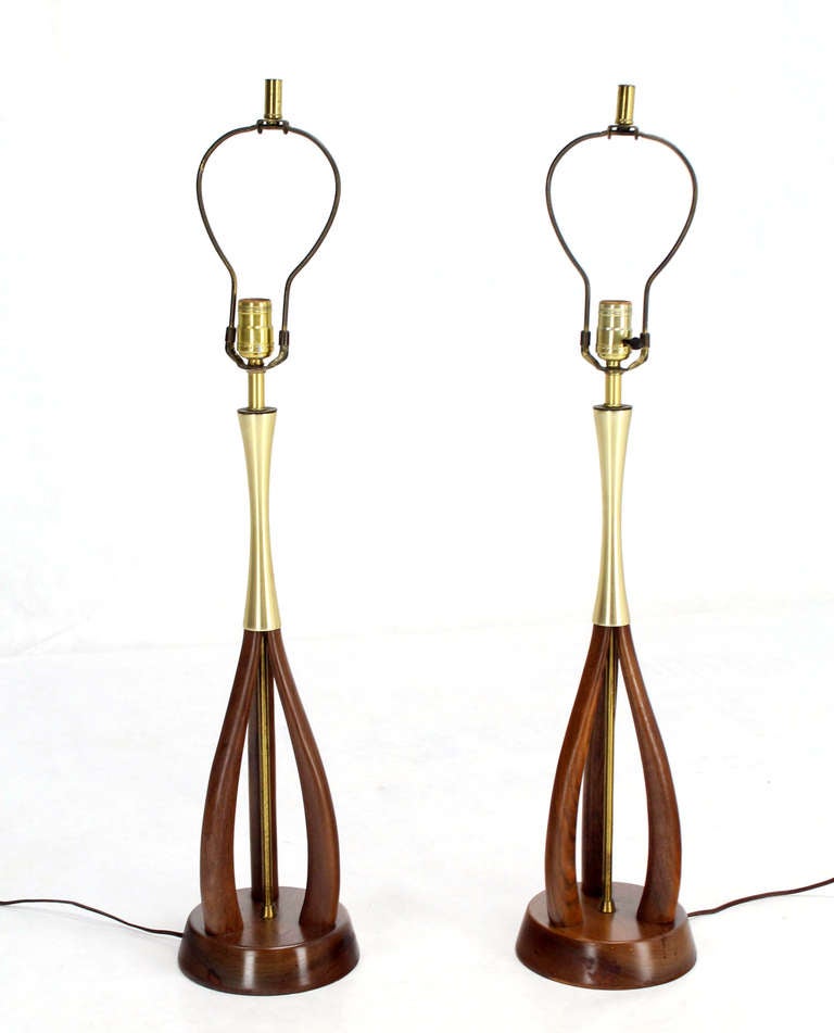 Pair of Mid-Century Danish Modern Table Lamps 2