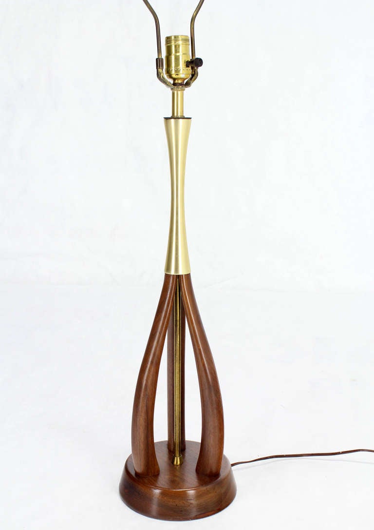 Mid-Century Modern Pair of Mid-Century Danish Modern Table Lamps