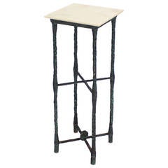 Wrought Iron Square Modern Stand Pedestal