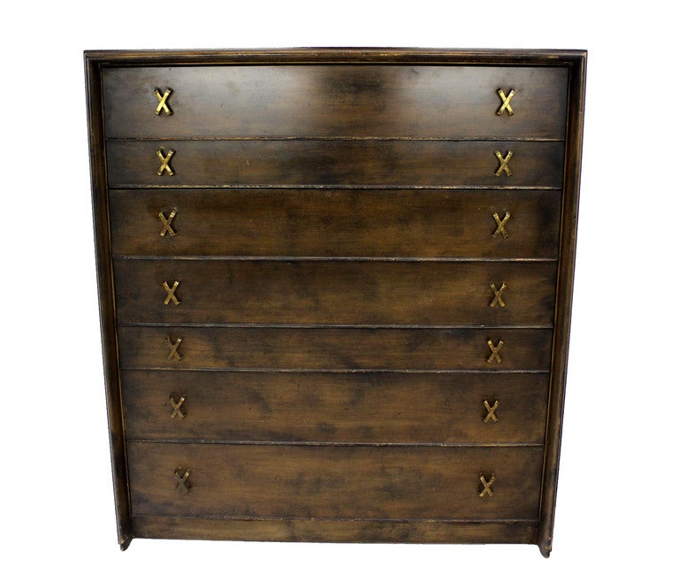 American Paul Frankl Mid-Century Modern High Chest Dresser