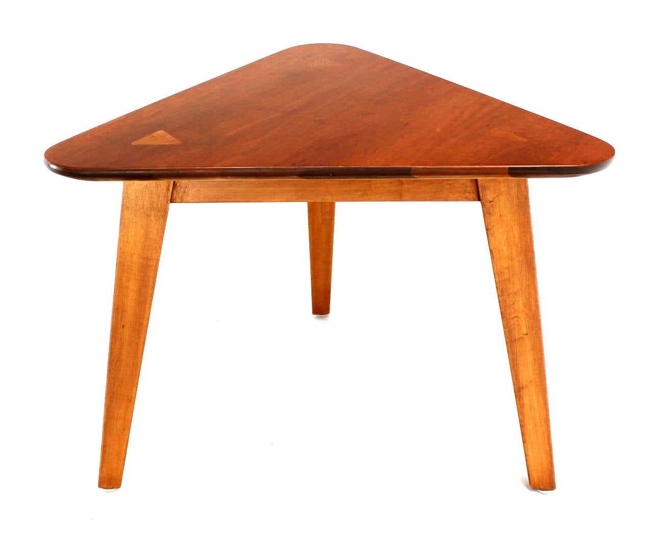 Mid-Century Scandinavian Modern Three-Leg End or Side Table 1