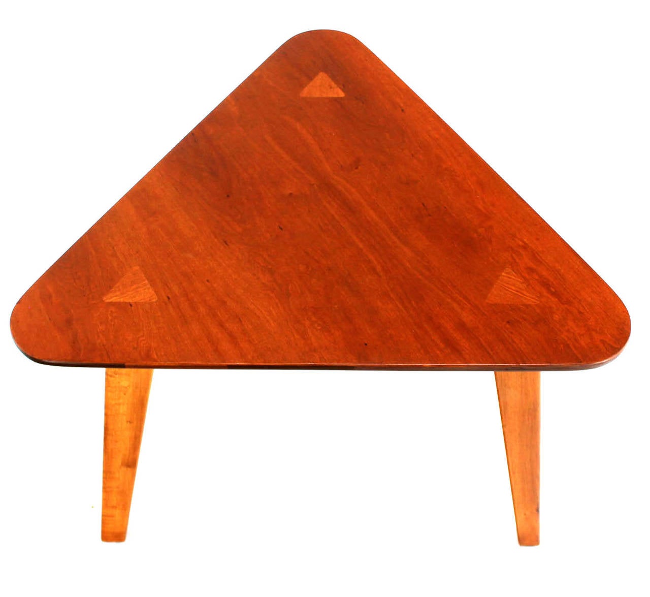 Mid-Century Scandinavian Modern Three-Leg End or Side Table 3