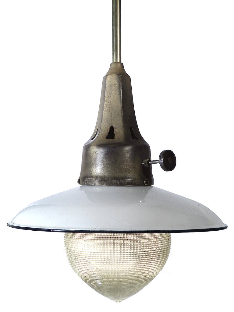 Acorn Holophane Gas Lamps - Matching Pair