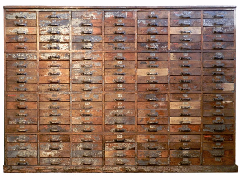 American 1800s Wall of Draws