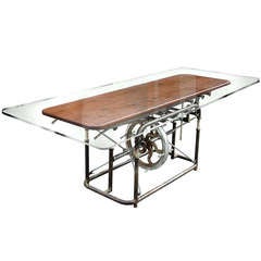 Ingenious Antique Mechanical Table