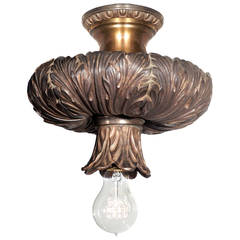 Solid Bronze Theater Lamp