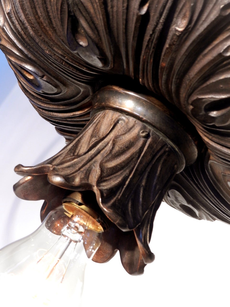Solid Bronze Theater Lamp