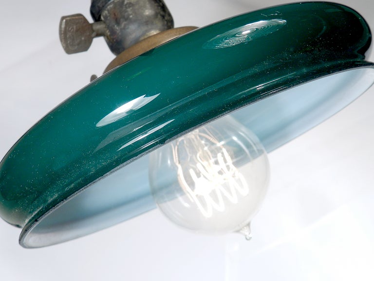 Simple and Elegant Sandwich Glass Pendent