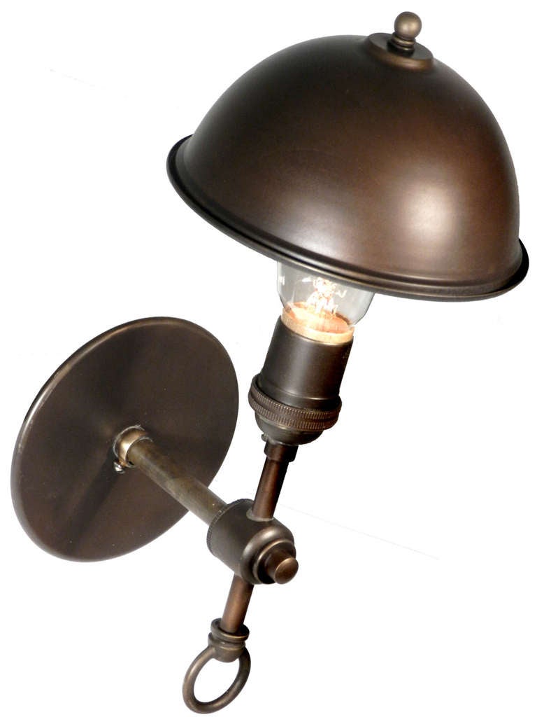 American Simple and Elegant Hooded Sconce