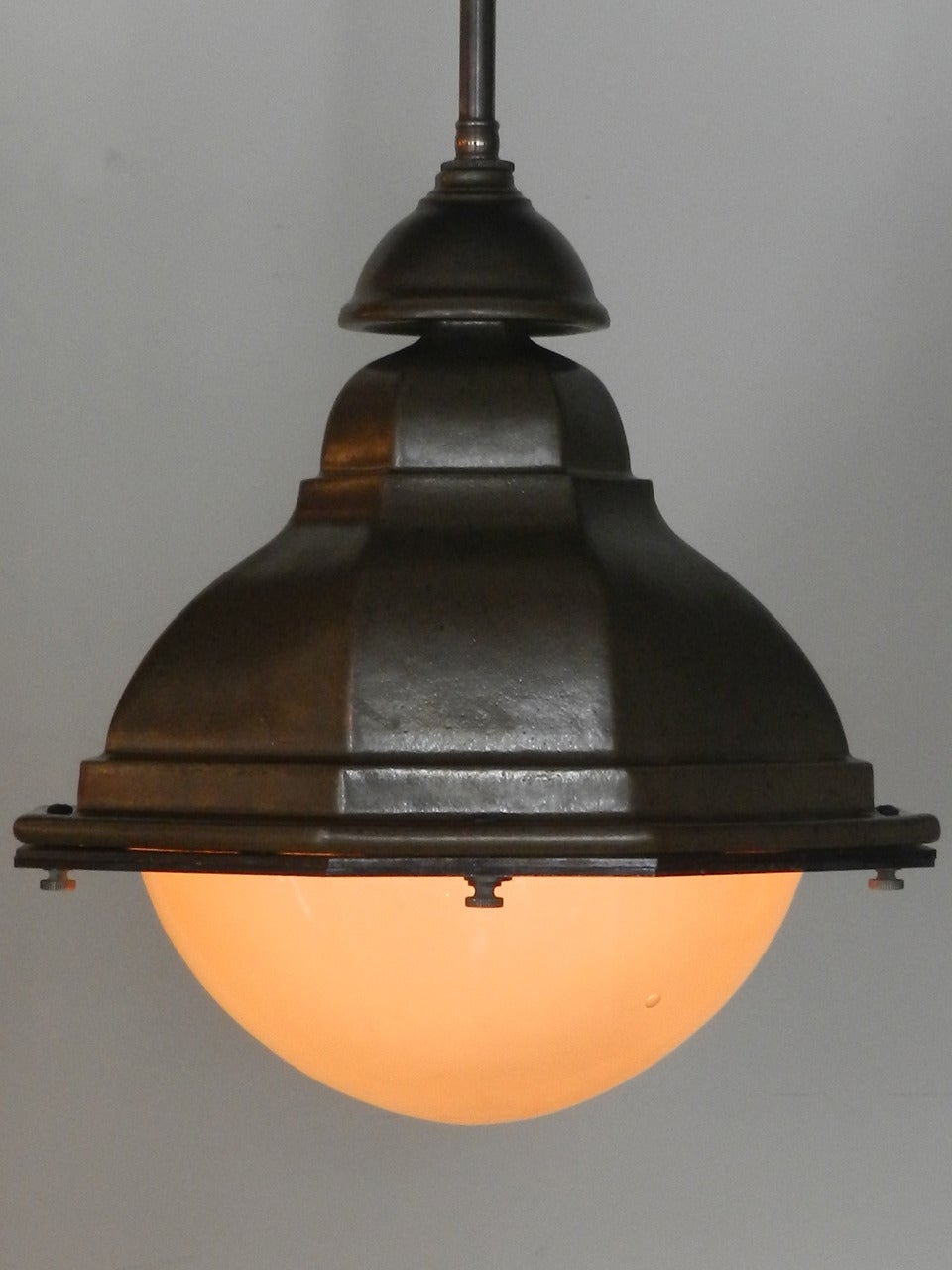 Contemporary Oval French Terracotta Street Lights