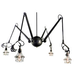 Retro Striking and Bizarre Four-Handed Chandelier
