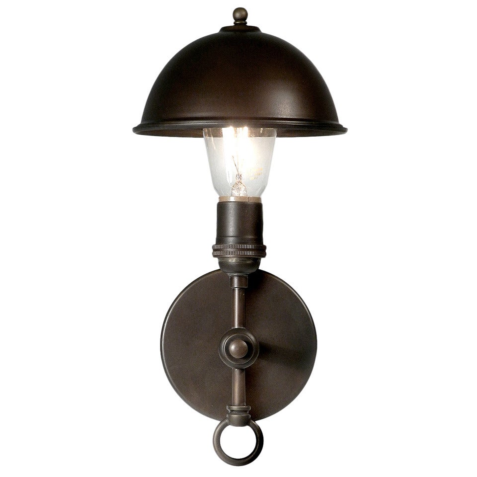 Simple and Elegant Hooded Sconce