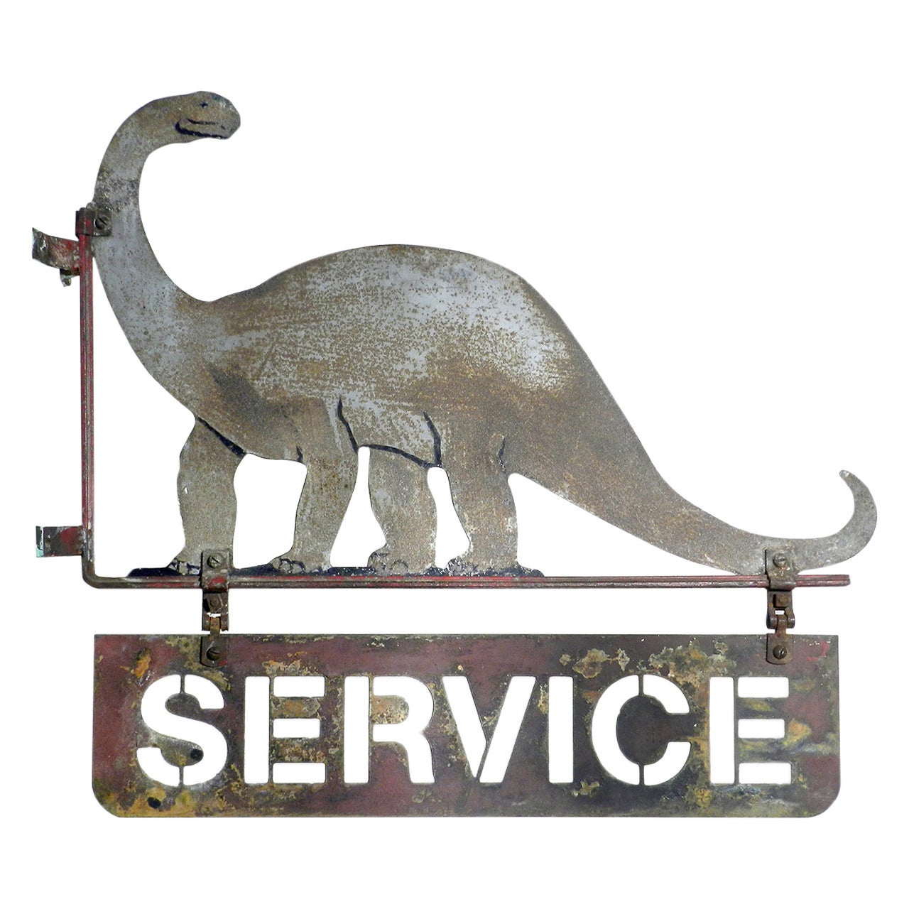 Very Early Dino Service Station Sign