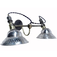 Amazing Industrial Double Sconce