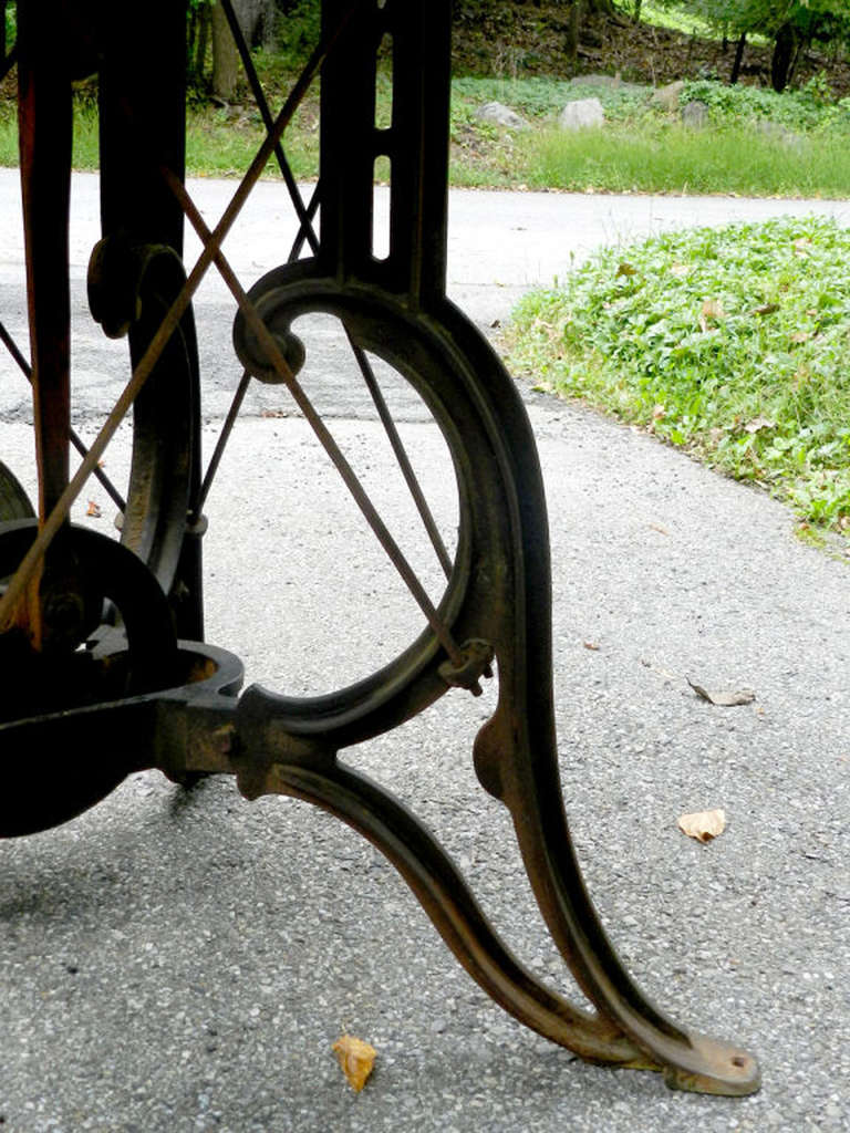 American Ornate 1800s Industrial Table