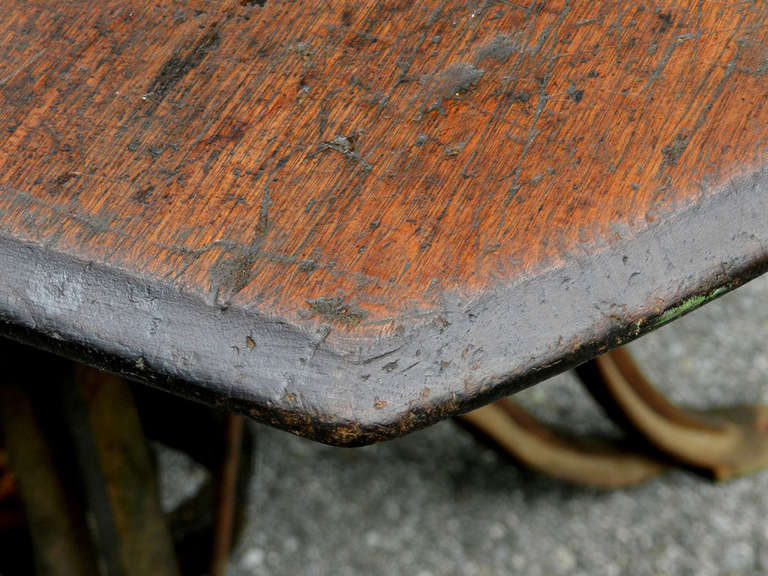 19th Century Ornate 1800s Industrial Table