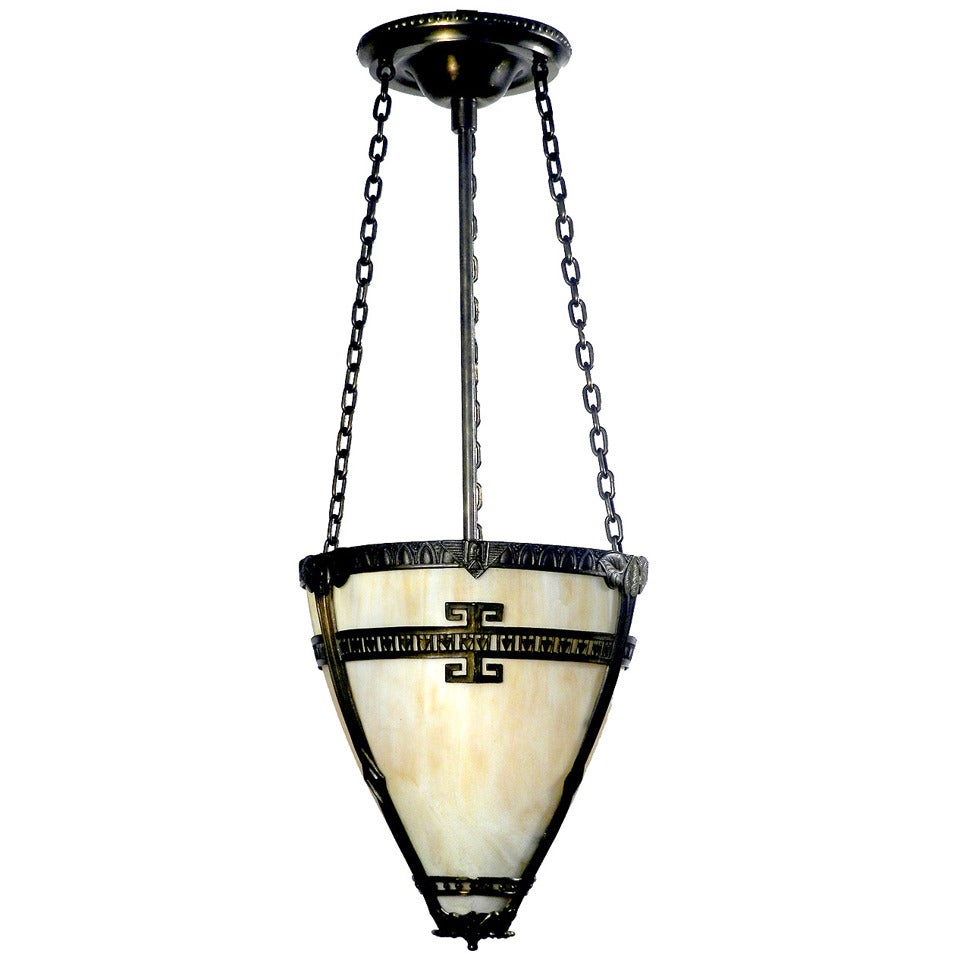 Egyptian Revival Chandelier at 1stDibs