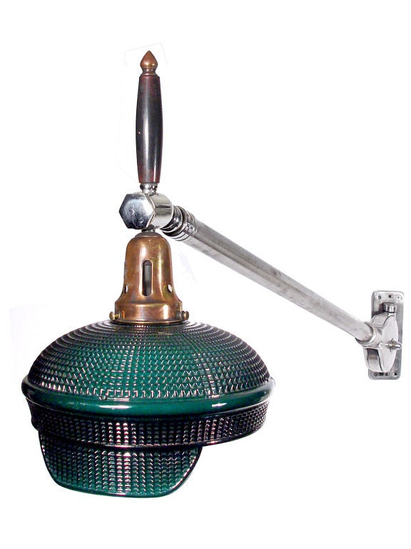 Telescoping Swing Arm Dentist's Wall lamp