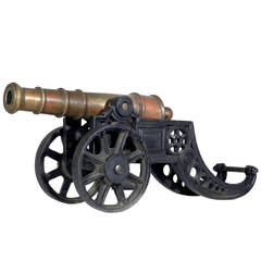 Antique Bronze Signal Cannon