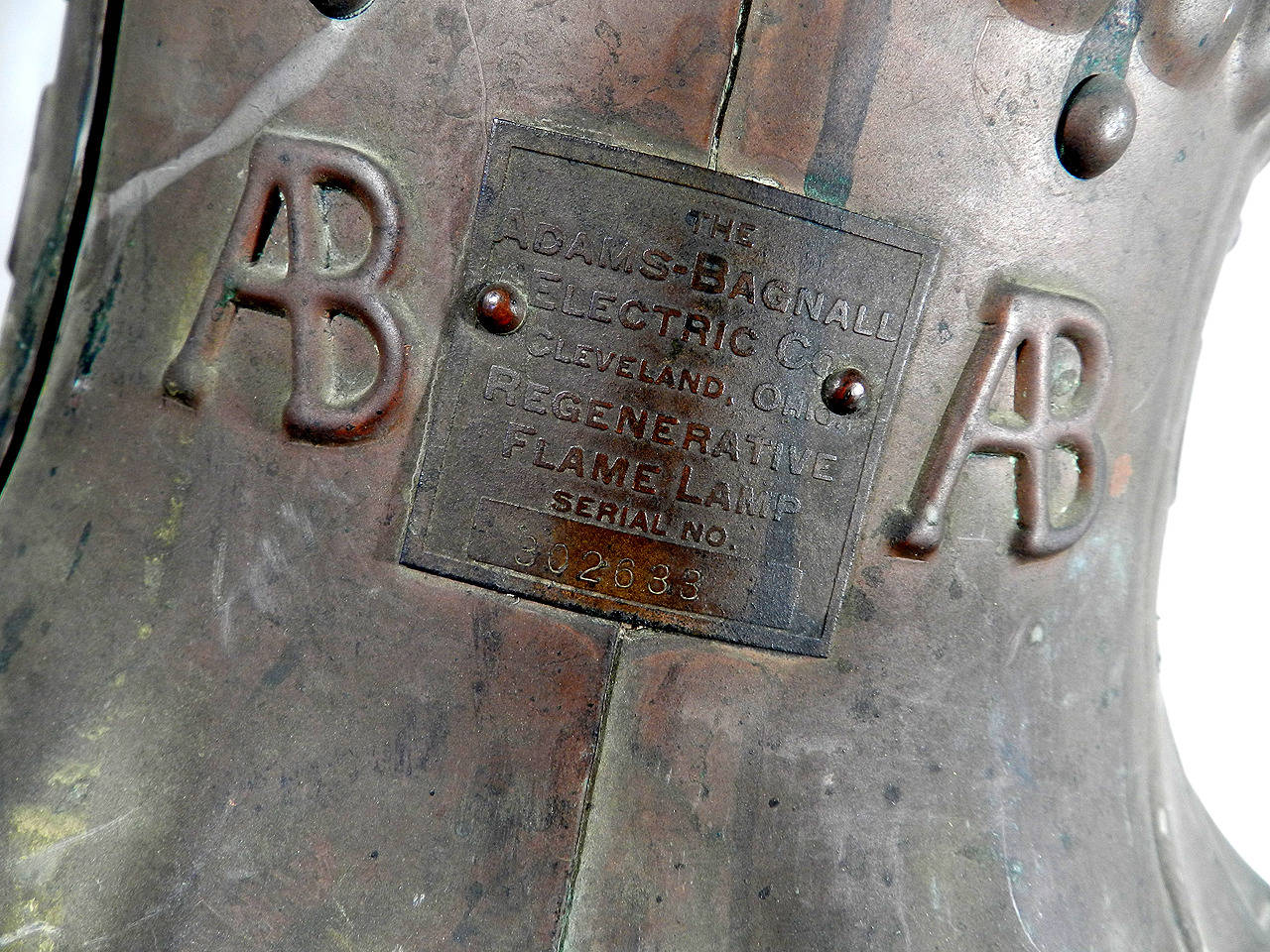 Industrial Remarkably Rare 1800s Adams-Bagnall Street Lamp