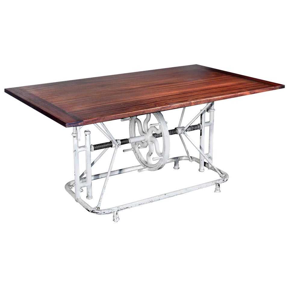 Operating Room Table Base with Beautiful Wood Top