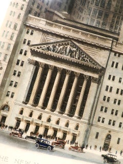 1922 New York Stock Exchange Building Print