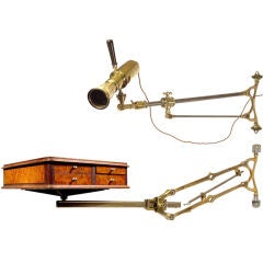 Original And Matching Early Articulated Wall Mounted Dental Set