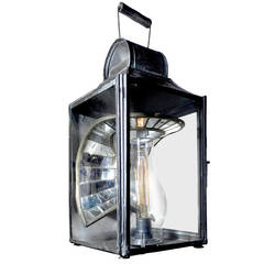 Very Rare Wheeler Mirrored Reflector Lantern