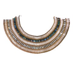 Folk Art Kleopatra Halskette - aus 750 Sicherheitsnadeln