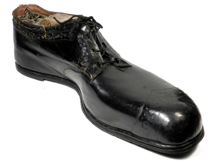 Industrial Huge Early French Display Shoe