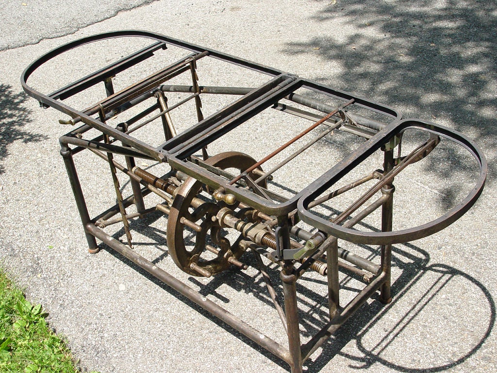 Iron Rare Antique Mechanical Table