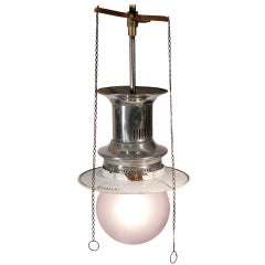 Lavender Globe Gas Lamp - Electrified