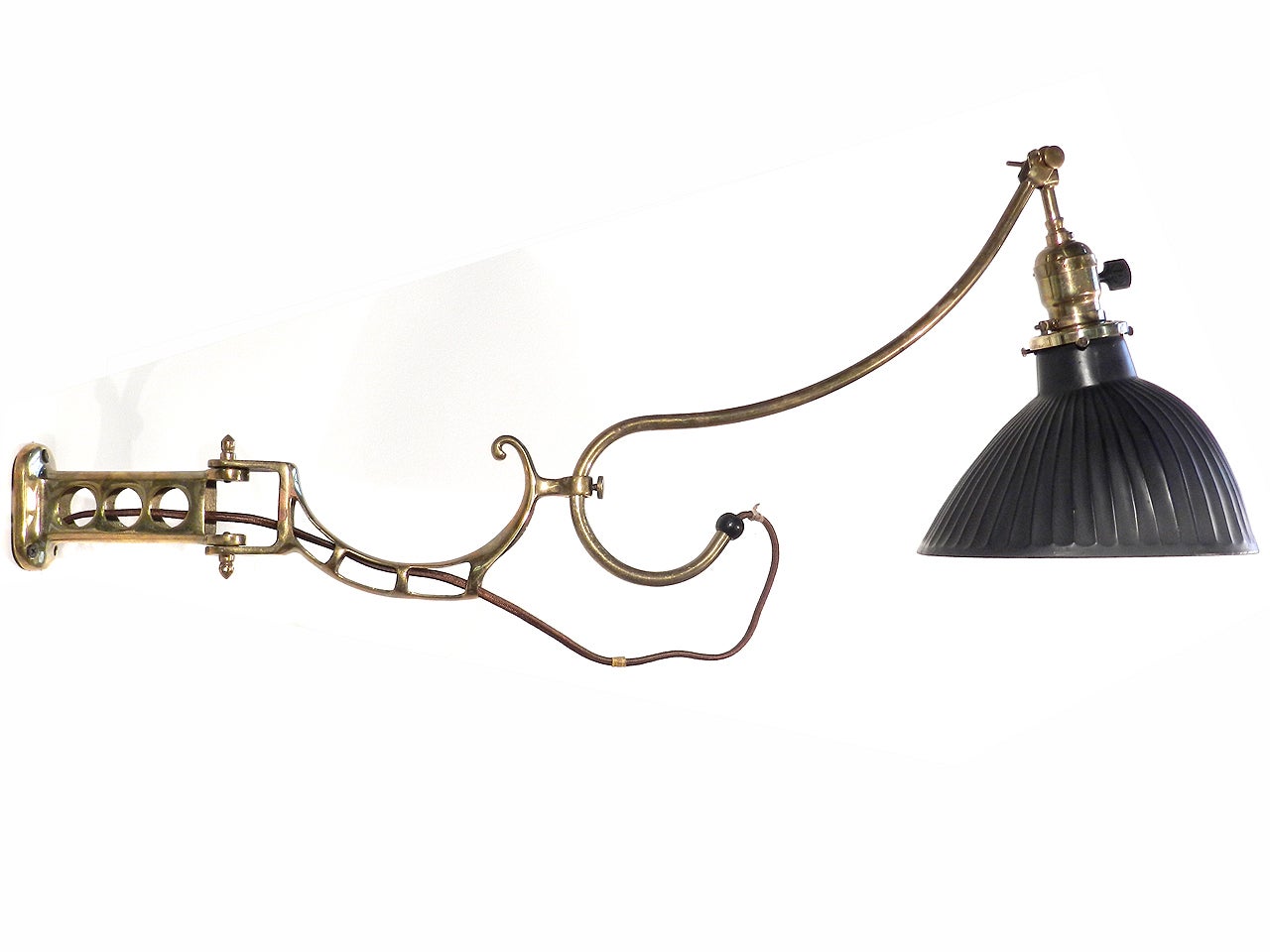 Pair of Small Ornate Faries Dental Lamp - Polished Finish